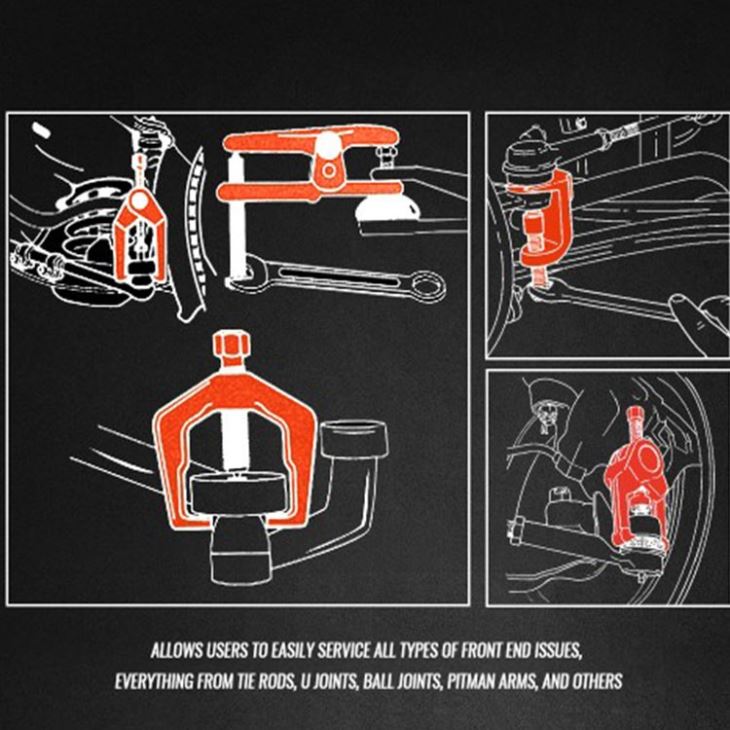 Ball Joint Separator Kit - 5 Piece