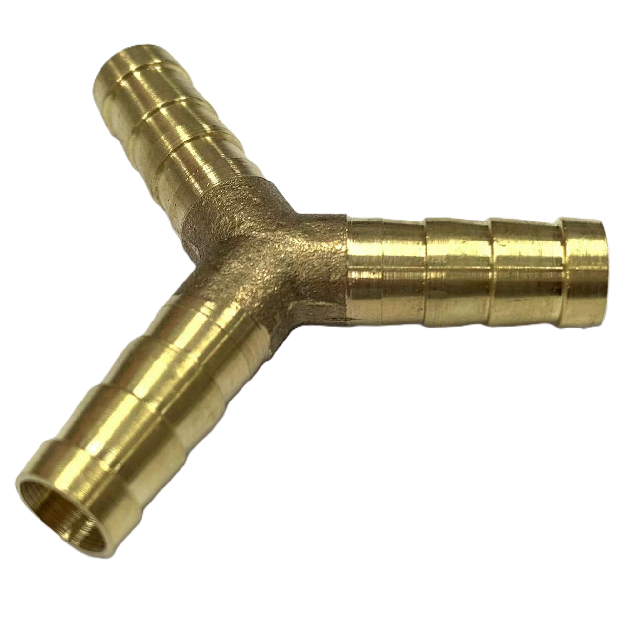 8mm Brass Barbed Y Hose Joiner