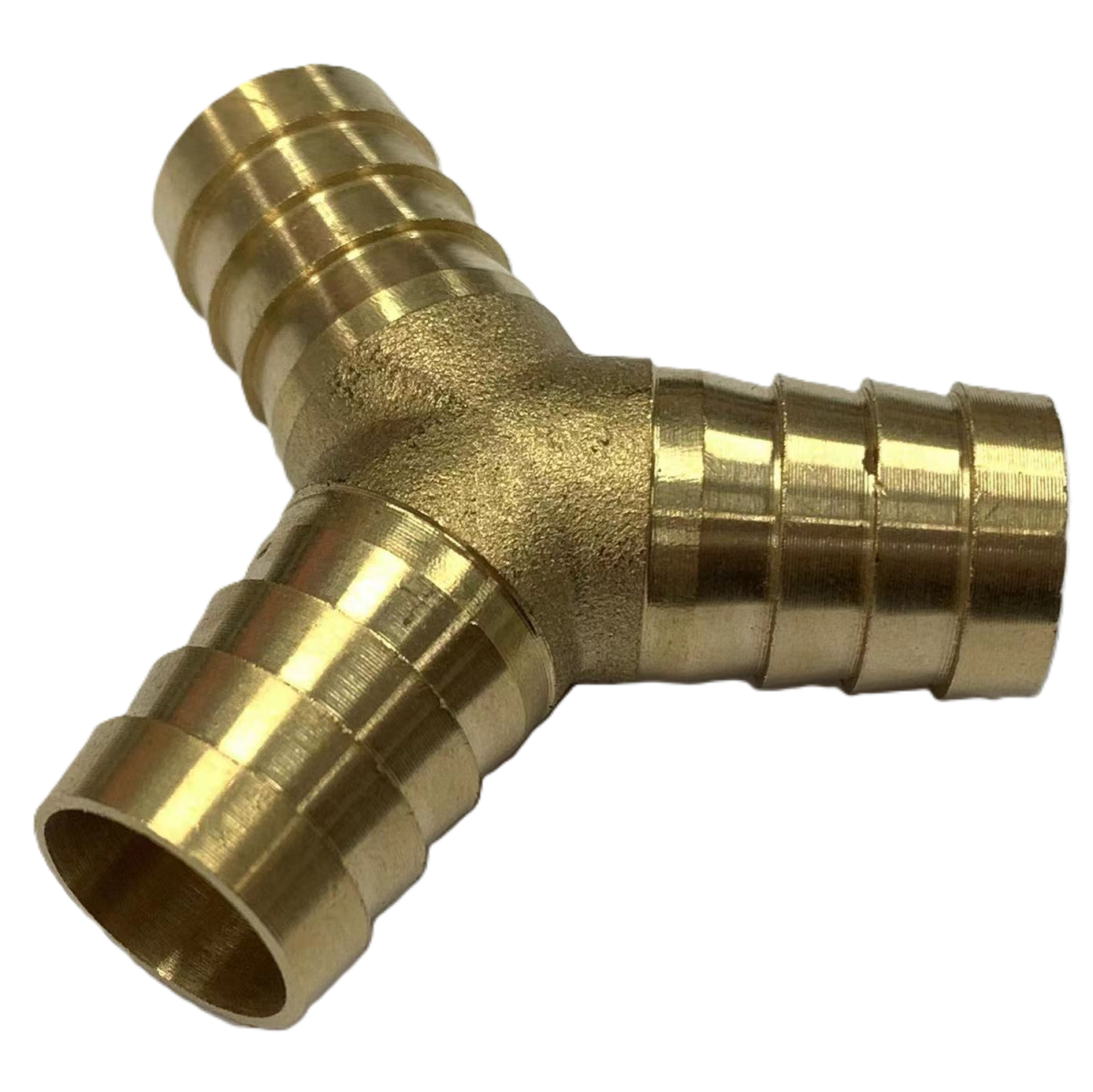 16mm Brass Barbed Y Hose Joiner