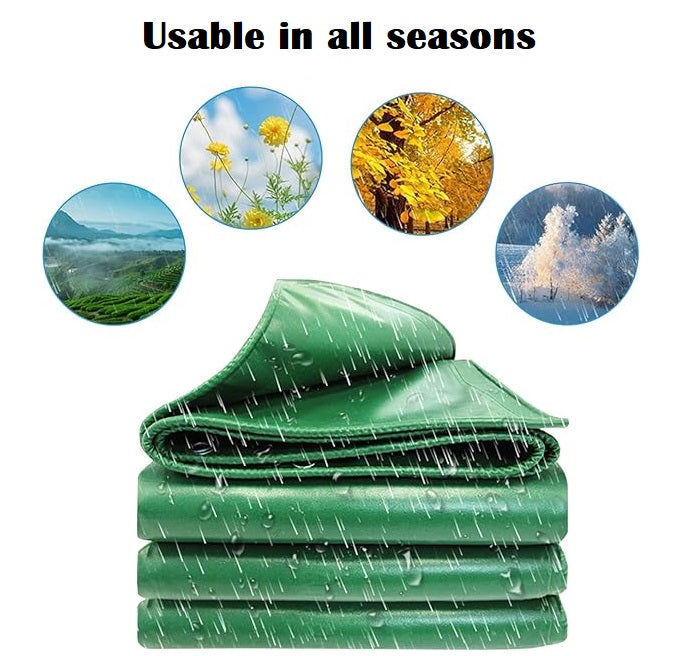 Heavy Duty 430gsm Canvas Tarpaulin 5m x 6m