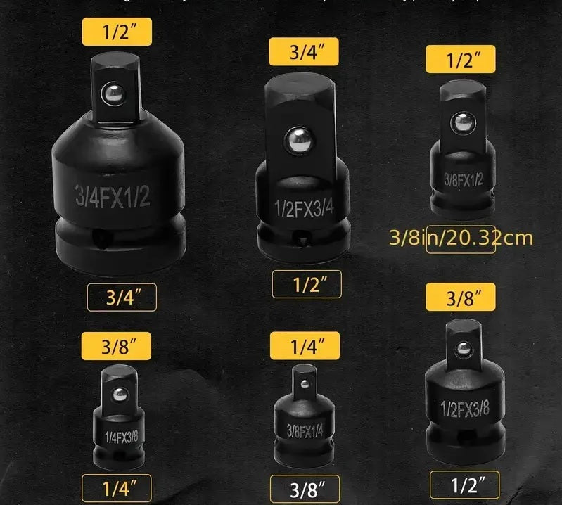 Impact Socket Adaptor Set