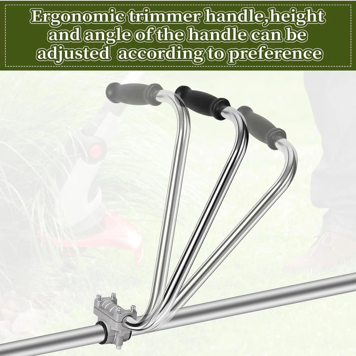 L-Shape Handle Assembly for Line Trimmers