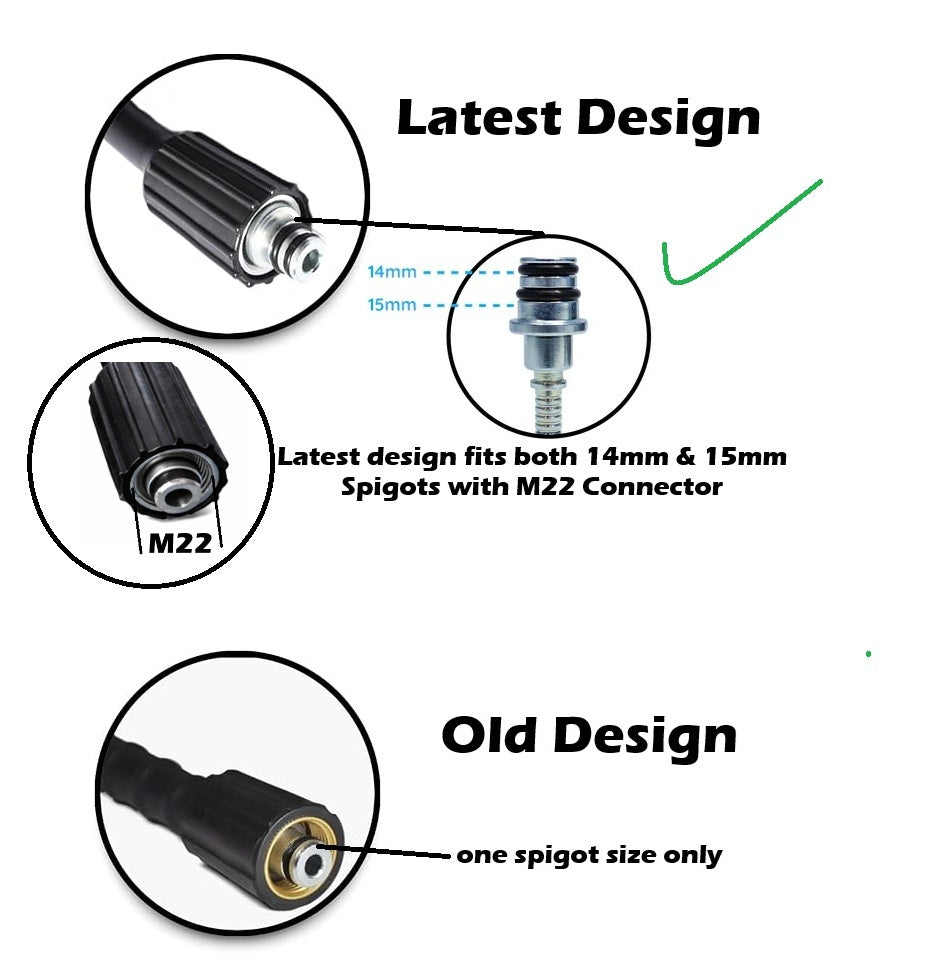 Pressure Washer Sewer Cleaning Hose 20M M22 Fitting