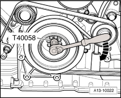 Audi & Volkswagen T40058 Crankshaft Socket