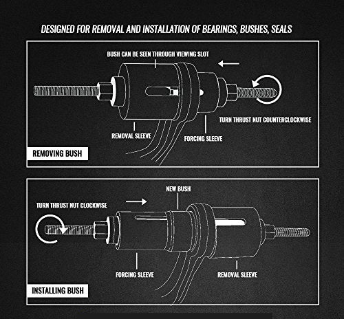 Bush Bearing Removal and Insertion Kit - 27 Piece