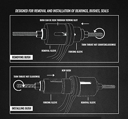 Bush Bearing Removal and Insertion Kit - 27 Piece