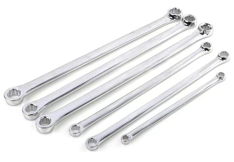 Extra Long Double Ring Spanner Set - 6 Piece