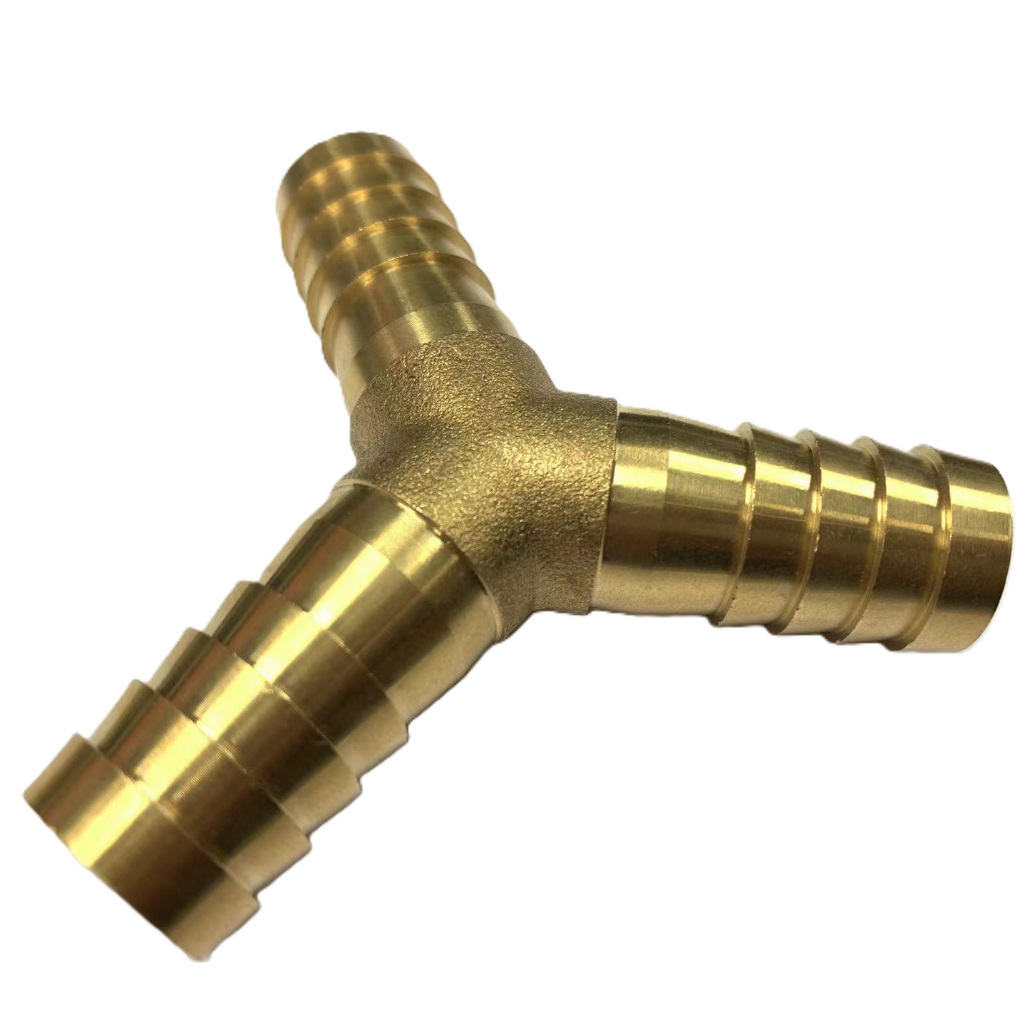 19mm Brass Barbed Y Hose Joiner