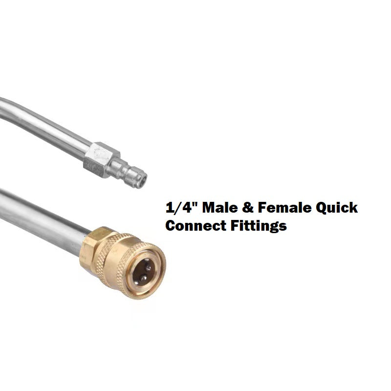 Pressure Washer Lance Attachment 16cm 1/4 Inch Quick Connect - 120°
