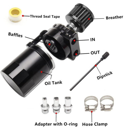 Performance Baffled Oil Catch Can 300ml