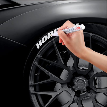Orange Tyre Marking Paint Pen