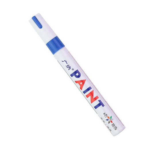 Blue Tyre Marking Paint Pen