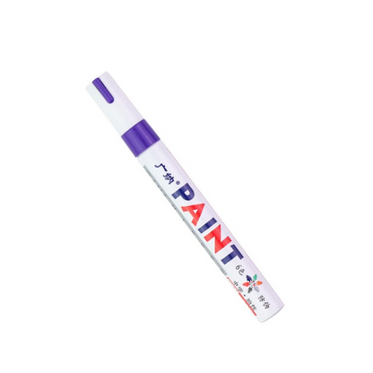 Purple Tyre Marking Paint Pen