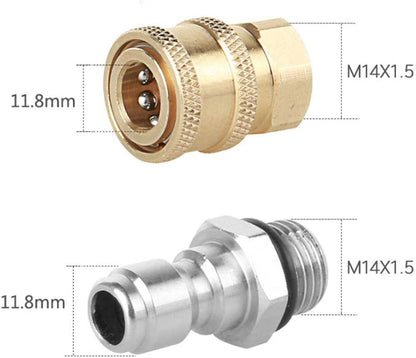 Pressure Washer Adapter Set M14 - 1/4 Inch Quick Connect