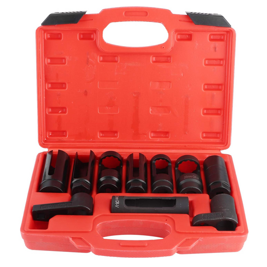 Comprehensive Oxygen Sensor Socket Set - 10 Piece