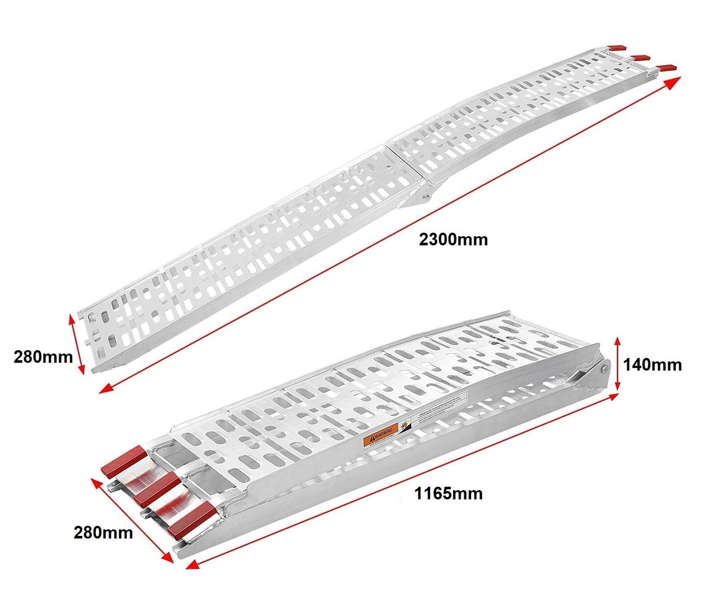 Aluminum Folding Ramp 340kg