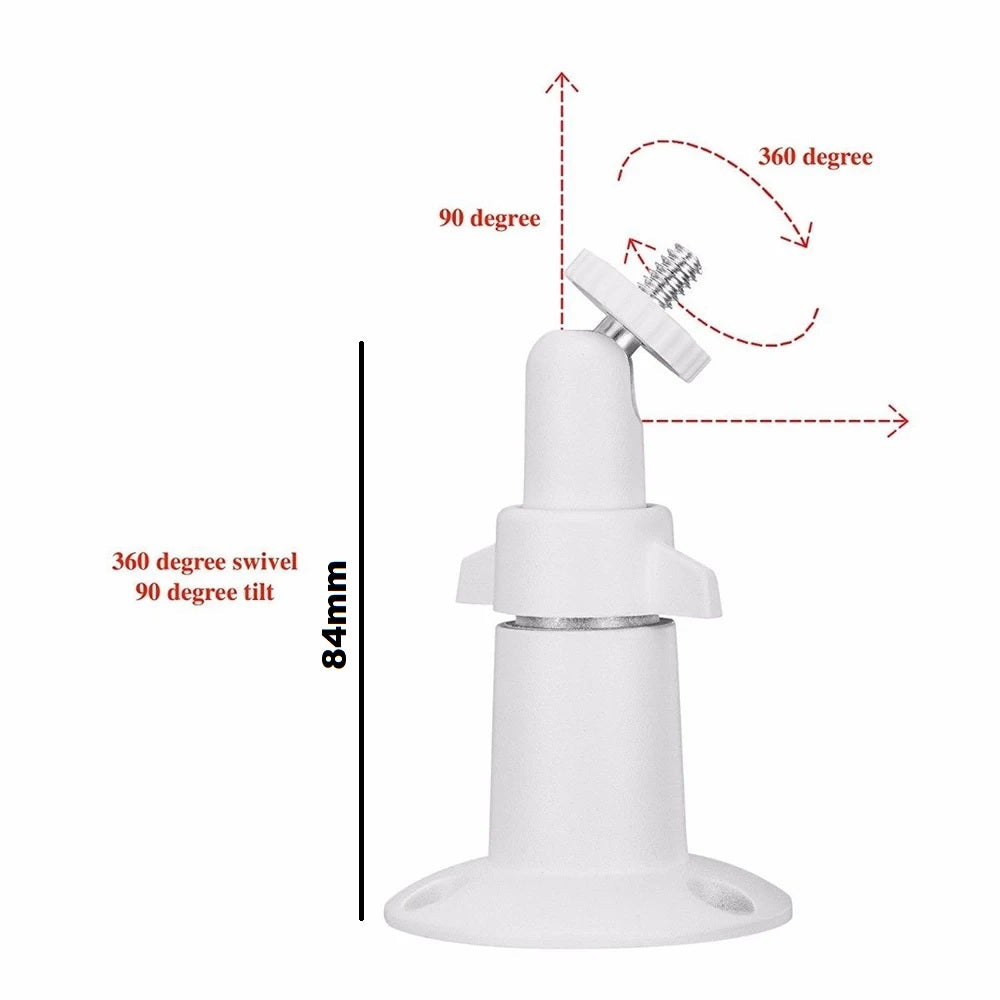 Wall Mount for CCTV Cameras - White