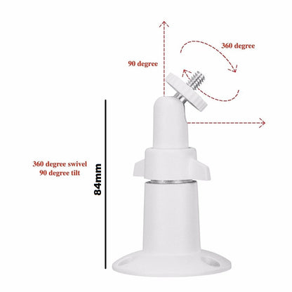 Wall Mount for CCTV Cameras - White