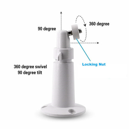 Wall Mount for CCTV Cameras - White