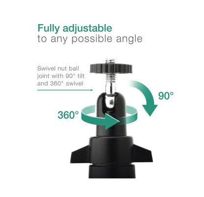 Wall Mount for CCTV Cameras - Black
