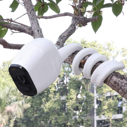 Flexible Twist Mount for CCTV Cameras - White