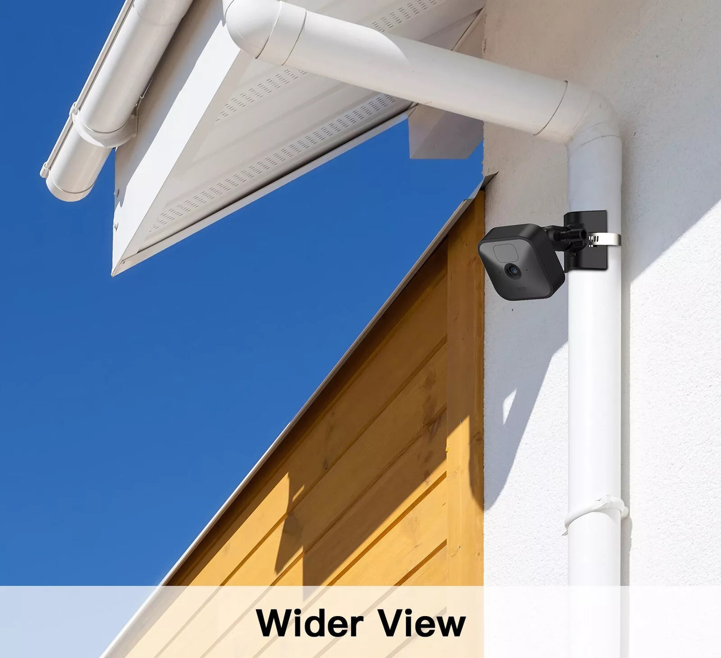 Downpipe Mount for CCTV Cameras - Black
