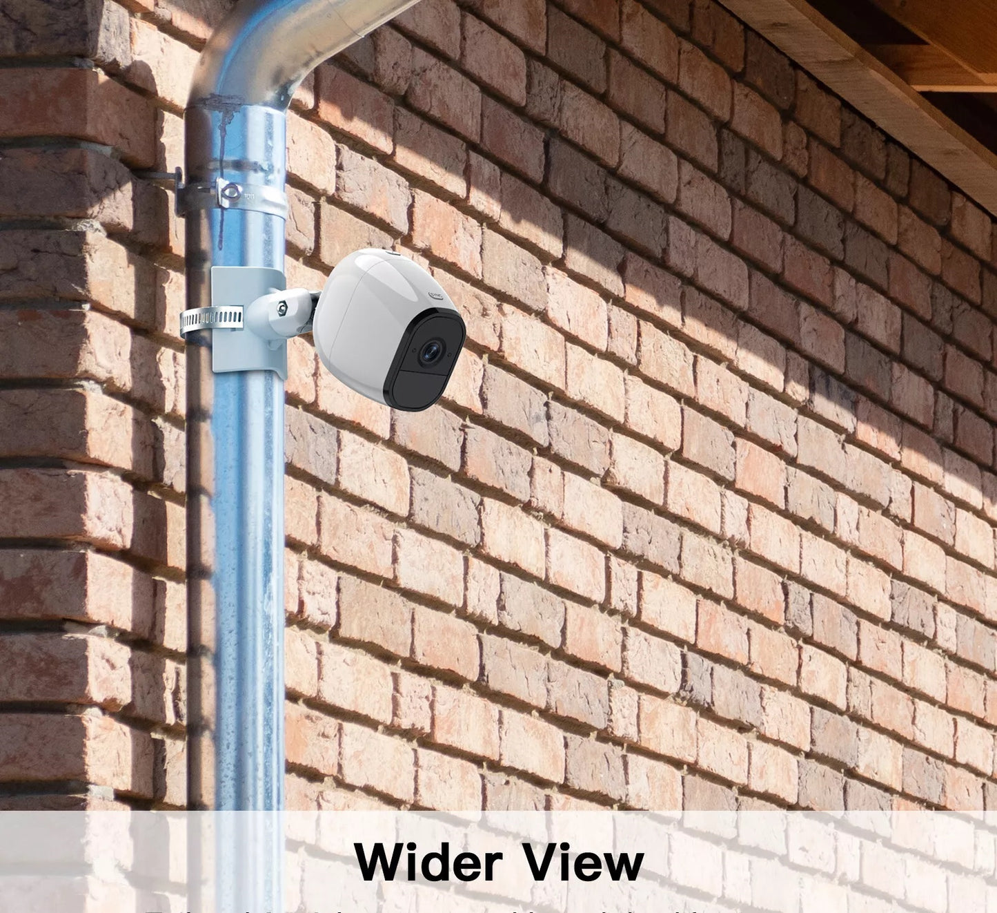 Downpipe Mount for CCTV Cameras - White
