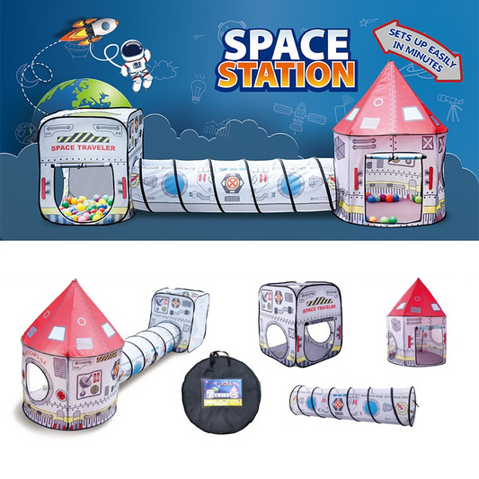 3-in-1 Space Station Play Tent