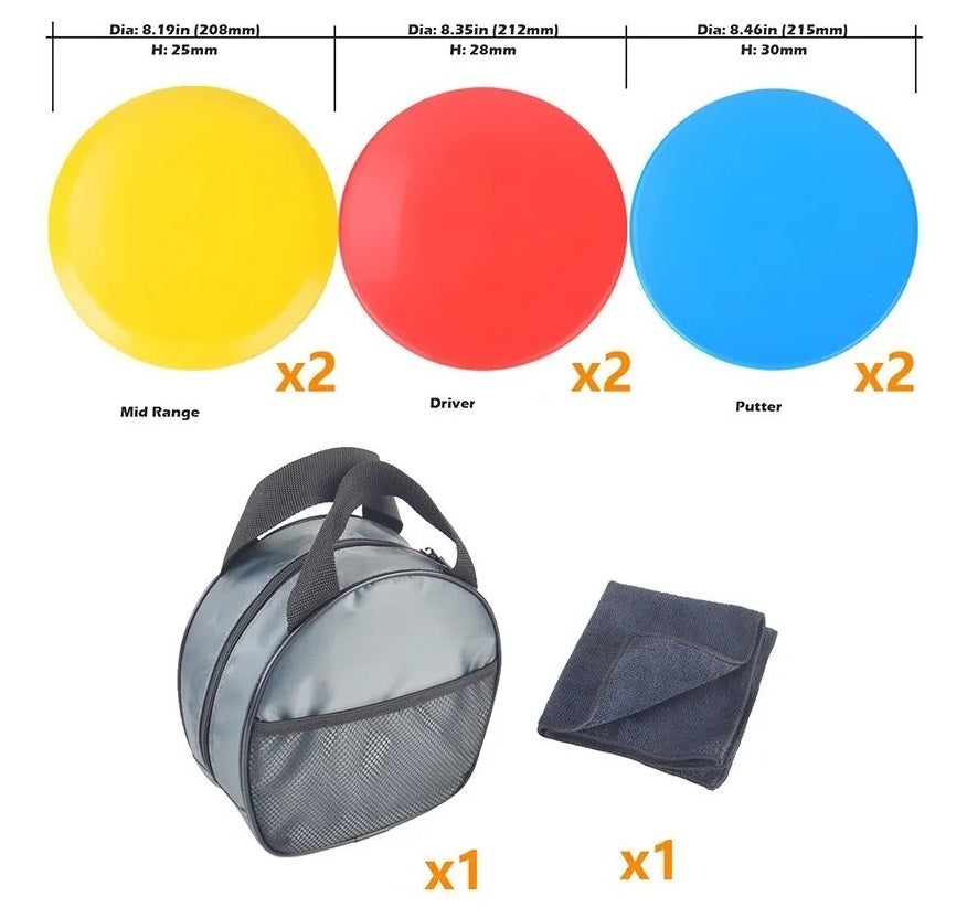 Disc Golf Set - 6 Piece