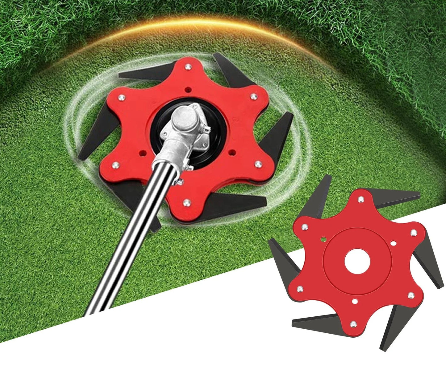 6 Bladed Swing Back Brush Cutter Blade