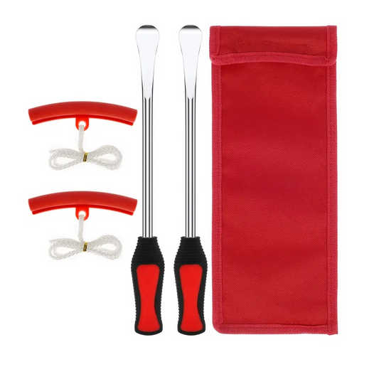Motorcycle Pry Bar Set With Rim Protectors