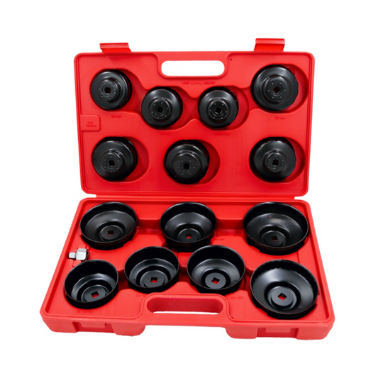 Oil Filter Cup Wrench Set - 14 Piece