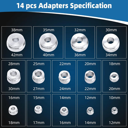 Wheel Bearing Race Seal Bush Driver Set - 17 Piece