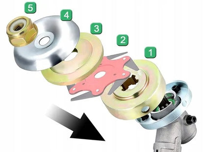 Line Trimmer and Brush Cutter Mounting Kit - 4 Piece