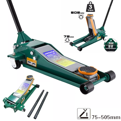 Super Low Profile Hydraulic Trolley Jack 3000kg
