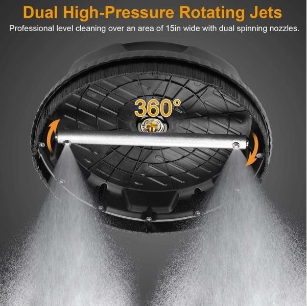 15 Inch 4000 PSI Pressure Washer Surface Cleaner Attachment