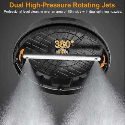 15 Inch 4000 PSI Pressure Washer Surface Cleaner Attachment