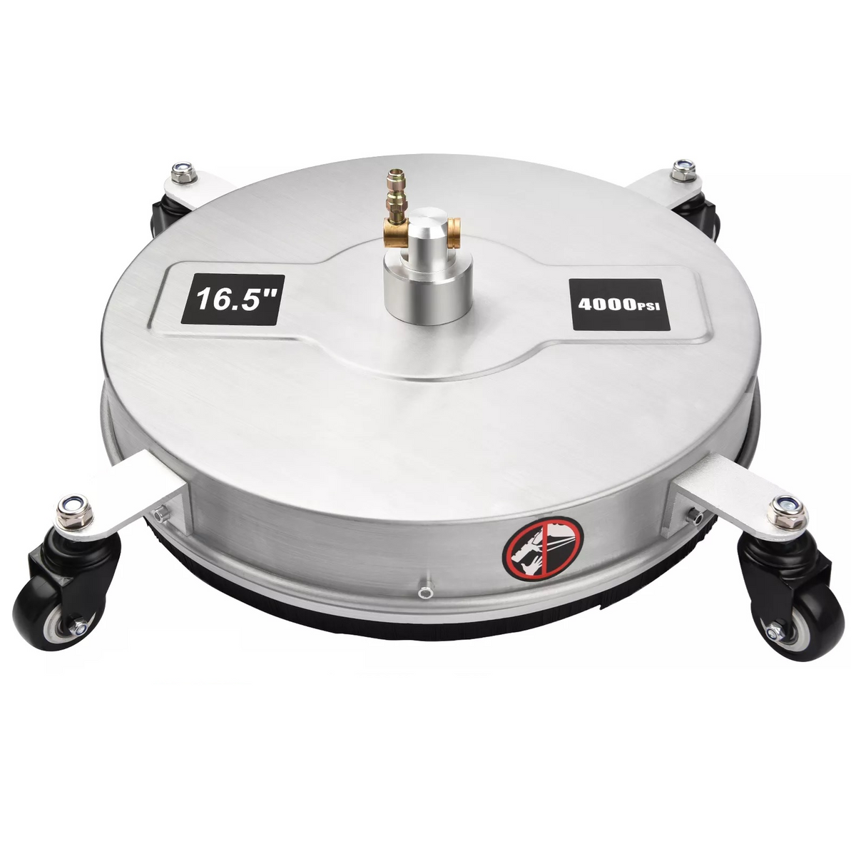 16.5 Inch 4000 PSI Stainless Steel Pressure Washer Surface Cleaner Attachment