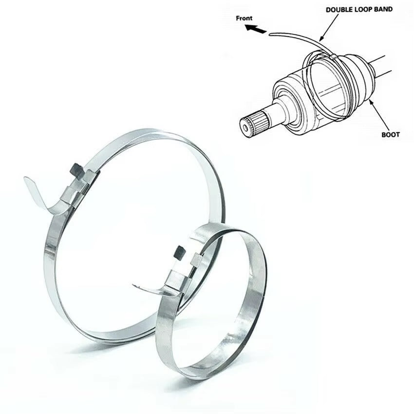 Ear Type CV Boot Clamps - 2 Pack