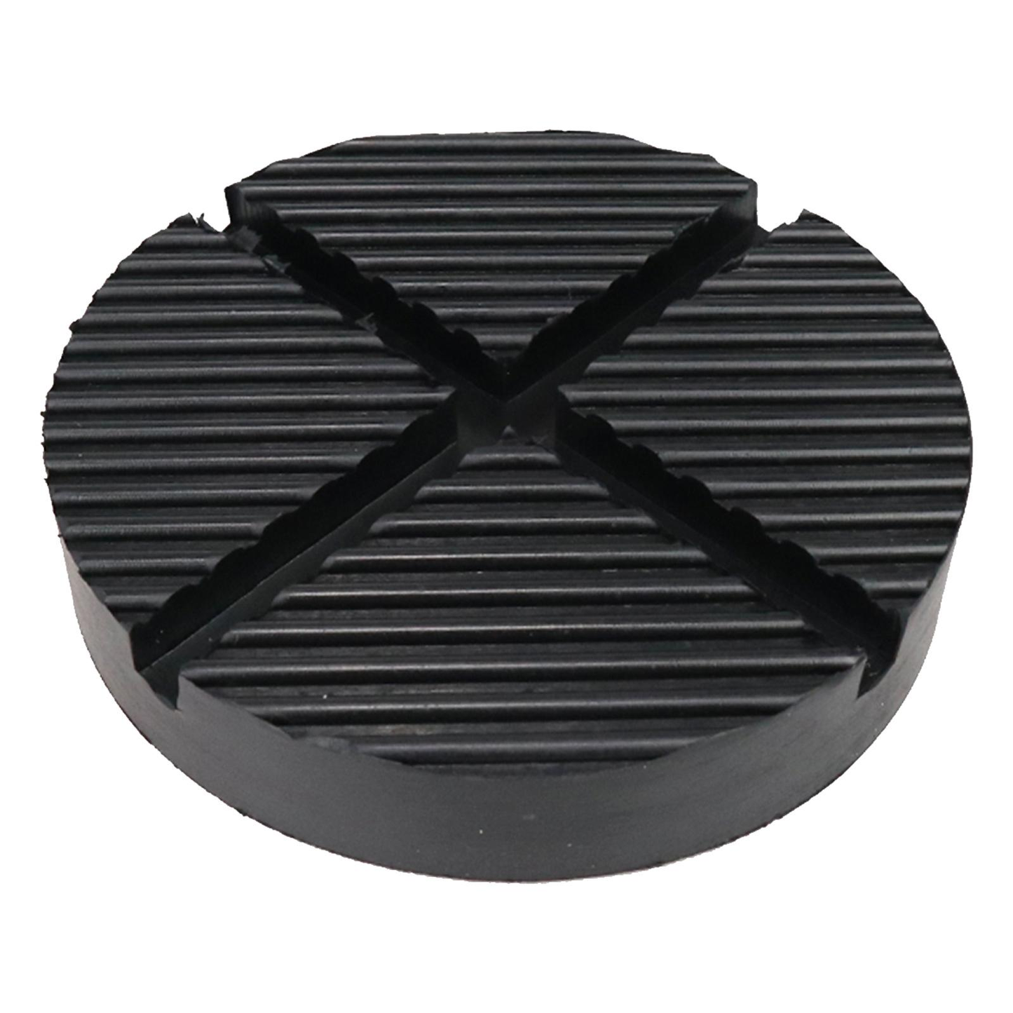 Slotted Rubber Trolley Jack Pad