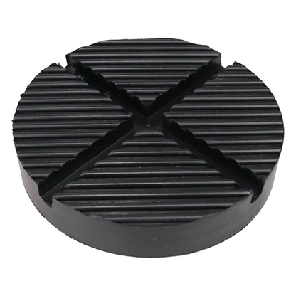 Slotted Rubber Trolley Jack Pad