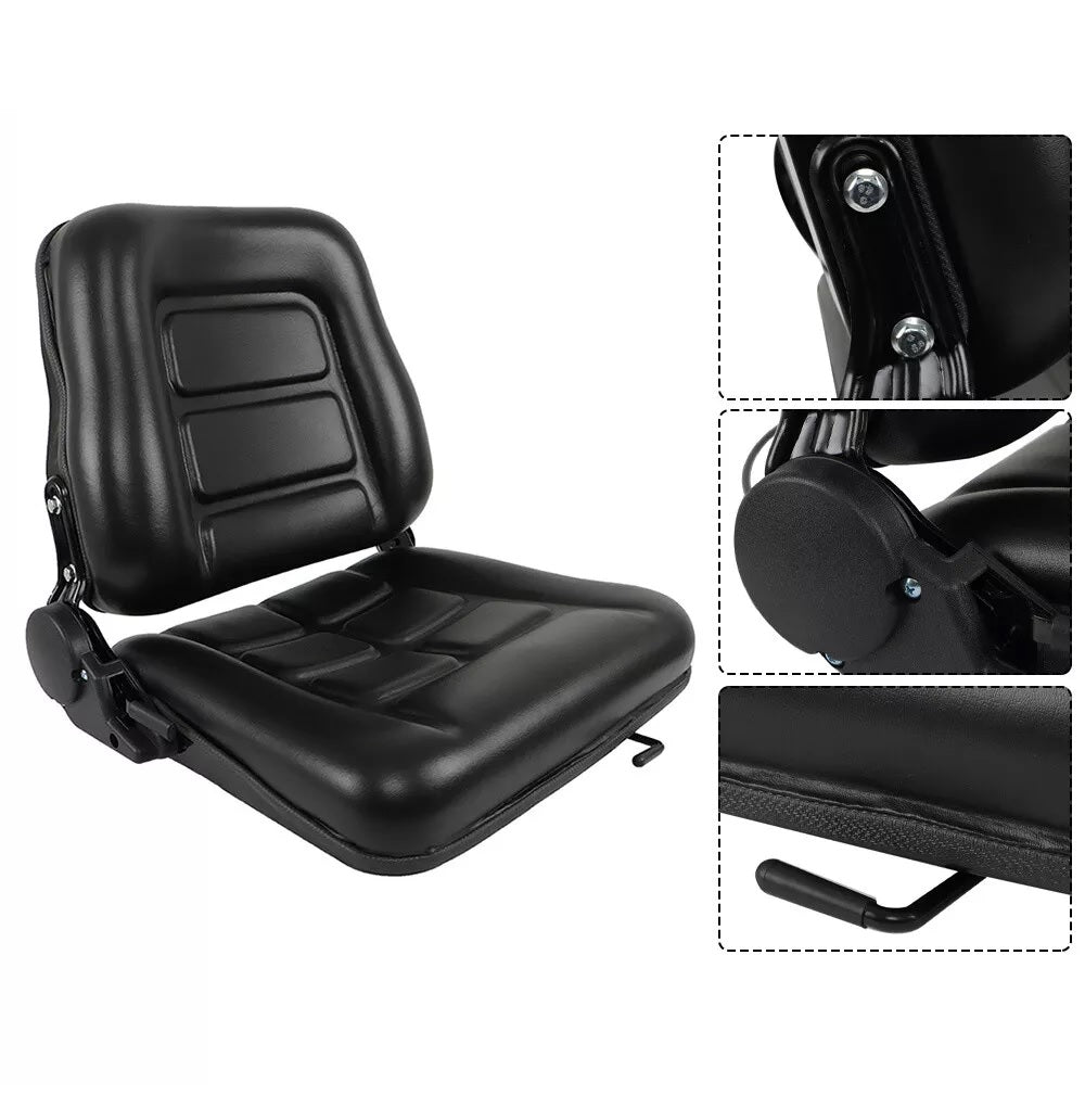 Adjustable Forklift and Ride On Mower Seat