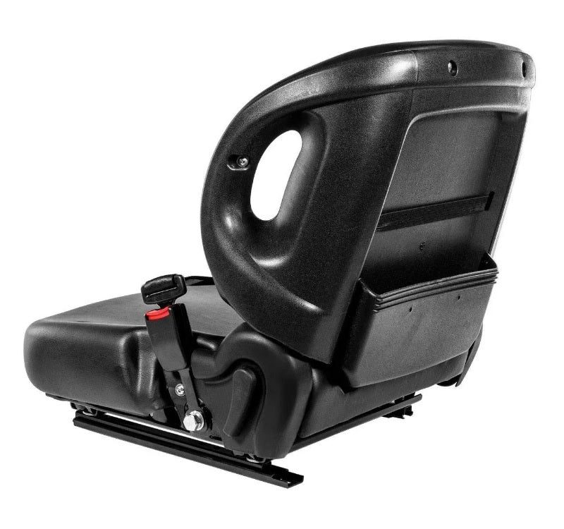 Seatbelt Fitted Adjustable Forklift and Ride On Mower Seat
