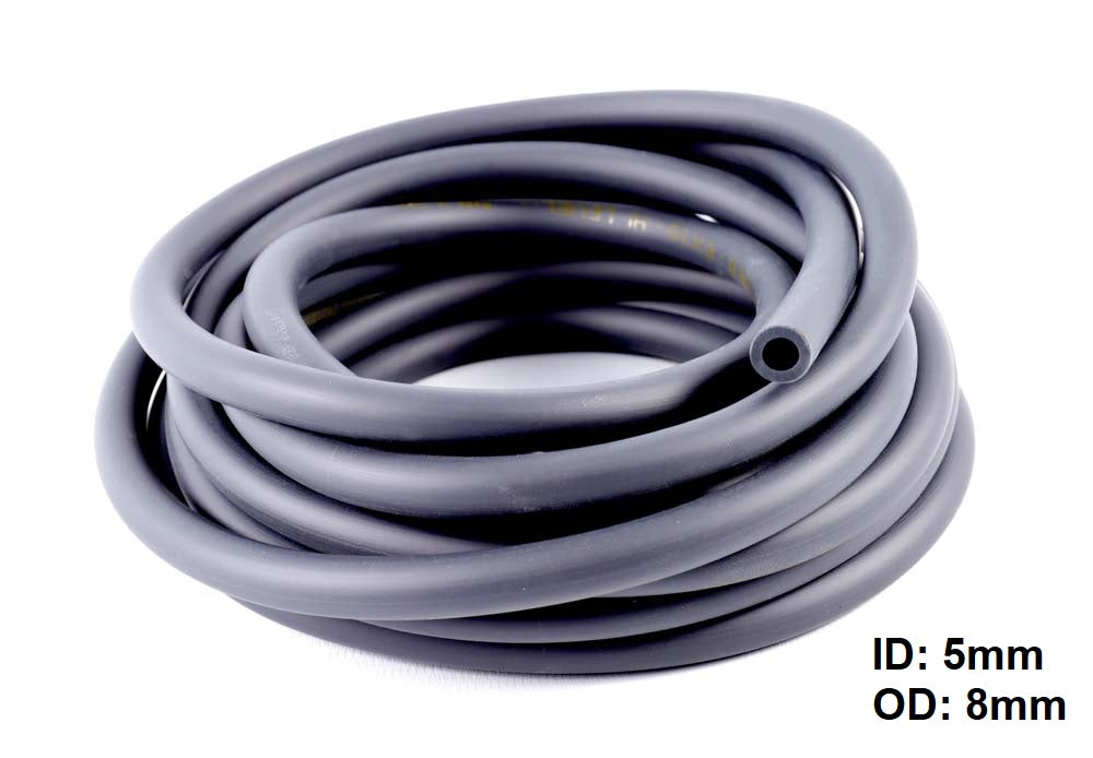 Rubber Fuel Line 5mm x 8mm - 1 Metre