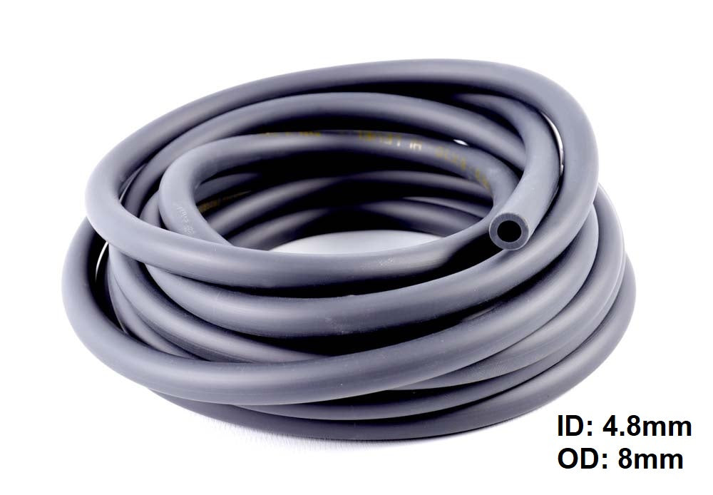 Rubber Fuel Line 4.8mm x 8mm - 1 Metre