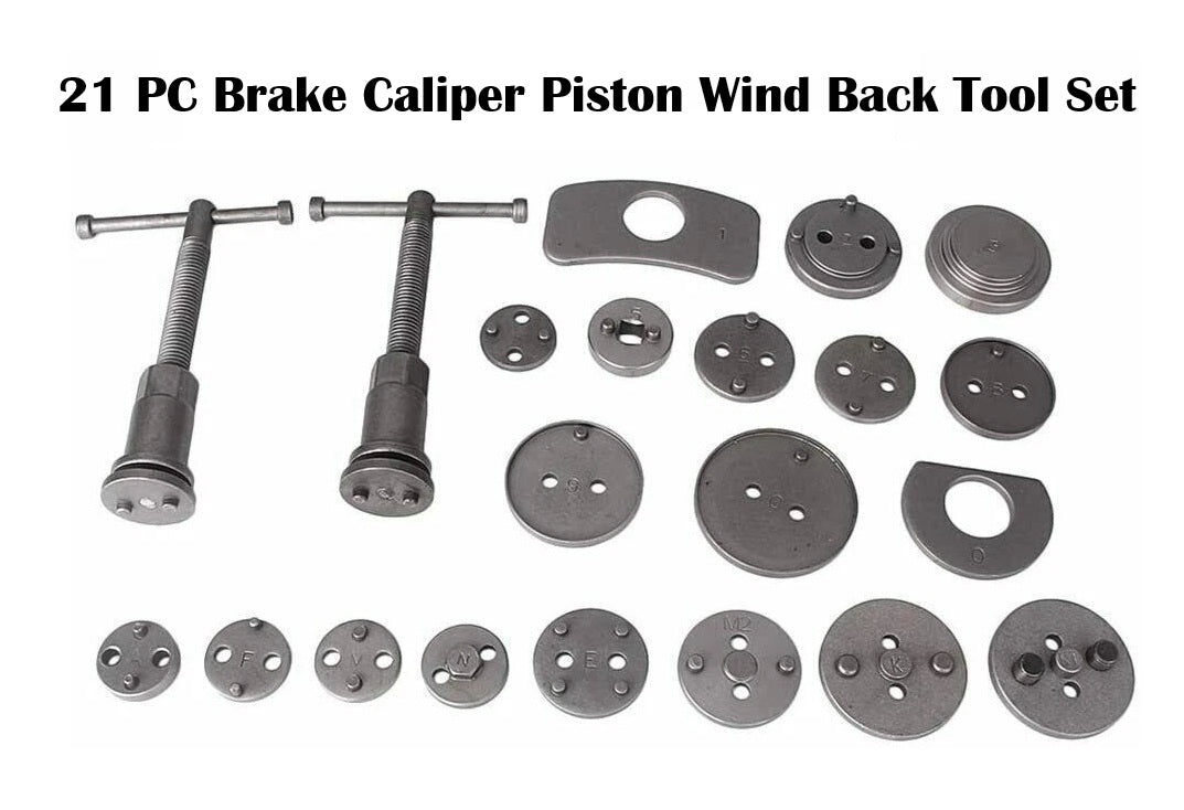 Brake Caliper Wind Back Tool Set - 21 Piece