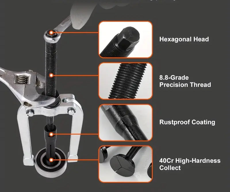Comprehensive Blind Hole Inner Bearing Slide Hammer Set