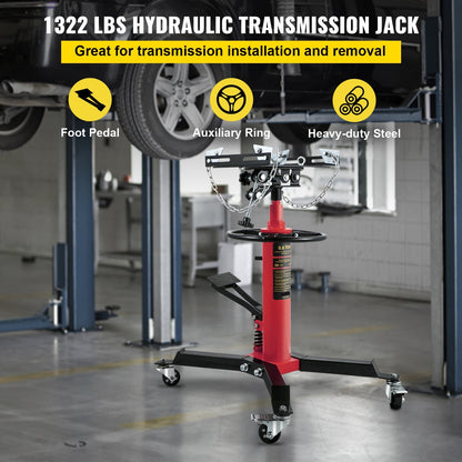 Two Stage Pivoting Hydraulic Transmission Jack 600kg