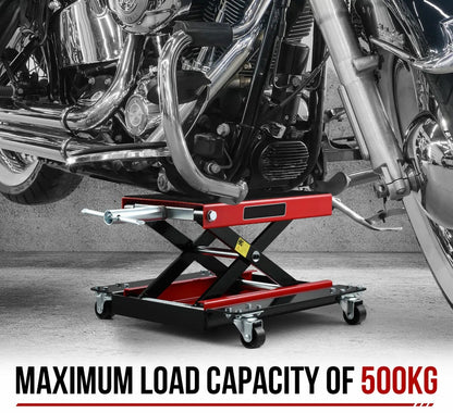 Motorcycle Scissor Lift With Dolly 500kg