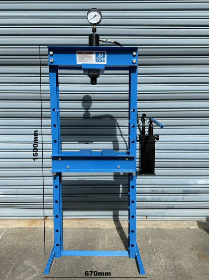 20000kg Gauge Fitted Hydraulic Shop Press